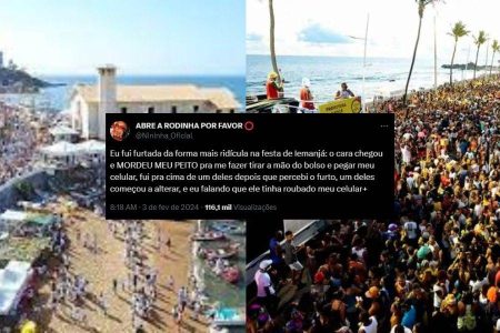 Criminosos assediam vítimas e até mordem peitos para praticar furtos em festas de Salvador