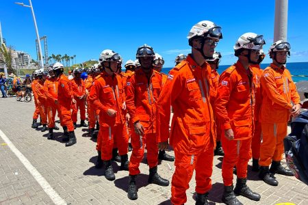 Forças da Segurança Pública participam de simulado no circuito da Barra