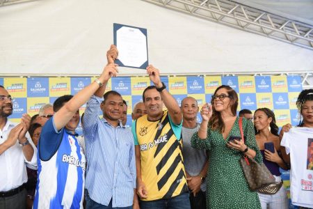 Prefeitura de Salvador inaugura complexo esportivo e de lazer Raimundo Varela na Fazenda Grande IV