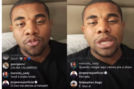 Em primeira live nas redes após o BBB, Davi recebe famosos e convite de Marcelo Sangalo