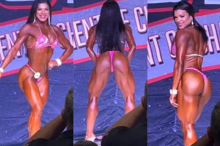 Ex-morena do Tchan perde campeonato de fisiculturismo após suspeita de ‘glúteos falsos’