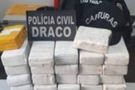 Líder de organização criminosa em Feira é preso com 35 quilos de maconha