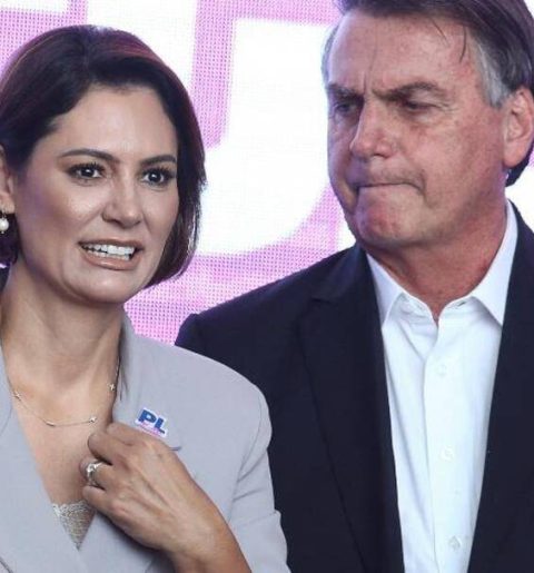 Jair Bolsonaro e Michelle Bolsonaro