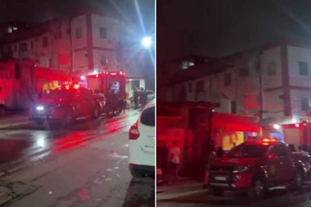 Incêndio destrói galpões da Ceasinha em São Tomé de Paripe
