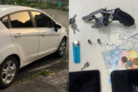 Carro roubado é recuperado pela PM em São Cristóvão