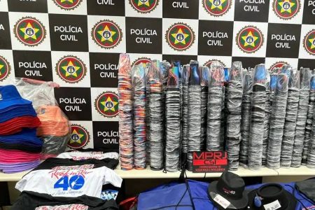 Ação apreende duas toneladas de produtos falsos com marca Rock in Rio