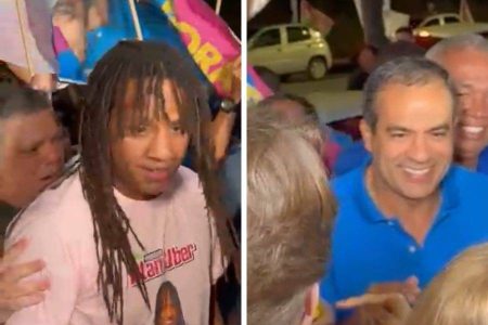 Pulou! Atan Uber abandona Geraldo e participa de evento com Bruno