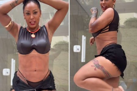 ‘Apaixonada por mim’, afirma Rosiane Pinheiro ao mostrar resultado de lipo
