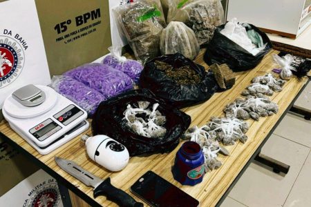 PM desarticula laboratório de drogas em Itabuna