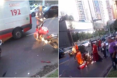 Mulher morre e outra pessoa fica ferida em colisão na Avenida Juracy Magalhães