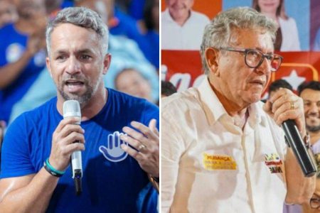 Pesquisa aponta empate entre Flávio e Caetano no segundo turno em Camaçari Pesquisa aponta empate entre Flávio e Caetano no segundo turno em Camaçari