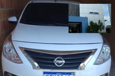 Carro roubado de equipe da TV Bahia é localizado com placa falsa no Arenoso