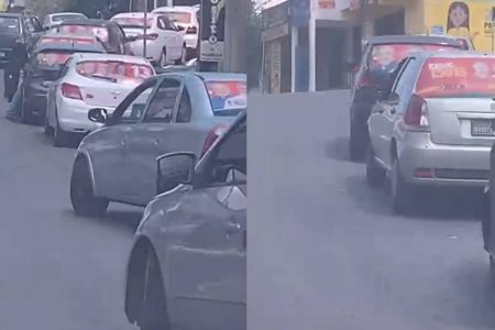 Apoiadores de Flávio Matos denunciam filas para abastecer carros da campanha de Caetano