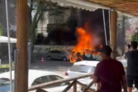 Veículos pegam fogo no bairro da Graça; confira vídeo