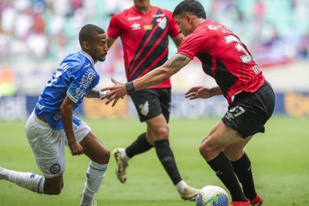 Bahia empata em casa contra o Athletico e continua na 8ª posição da tabela da série A