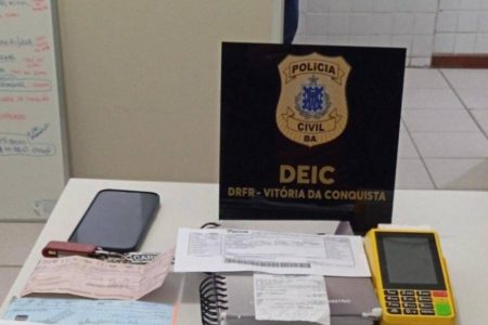 Conquista: suspeito de furtar R$ 400 mil é preso pela DRFR