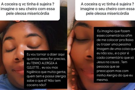 Raquel Brito responde seguidora sobre coceira na região íntima: “mais higiênica que muita gente”