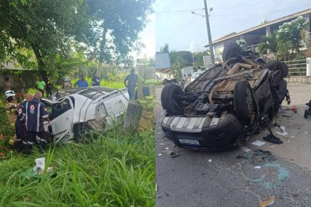 Acidente na BA-001 deixa bebê morto e seis feridos entre Ilhéus e Una