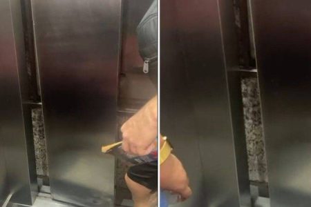 Elevador de prédio no Stiep apresenta problema e deixa cinco pessoas presas