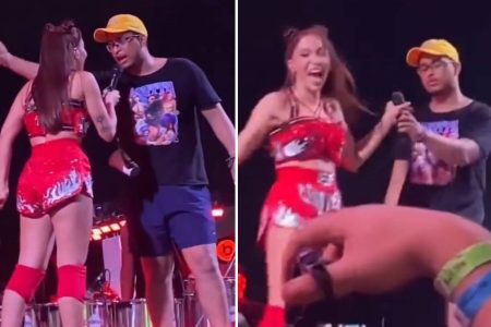 VÍDEO: Fã faz Anitta cair na risada com comentário hilário durante show