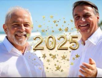 IA cria vídeo de Lula e Bolsonaro juntos desejando Feliz Ano Novo