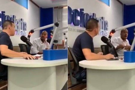 Feira de Santana: Radialista e presidente do PL, Raimundo Júnior, batem boca em entrevista na rádio