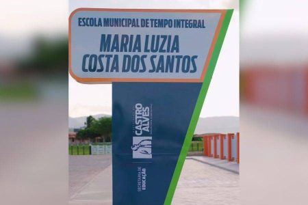 Castro Alves inaugura escola com nome da mãe de Rui Costa