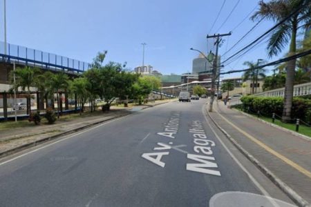 Parte da Avenida ACM é isolada após vazamento de gás