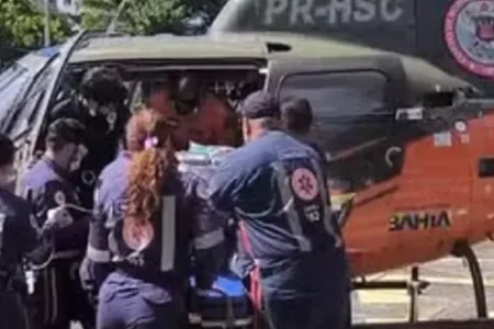 Santo Amaro: Criança fica gravemente ferida após levar coice de cavalo