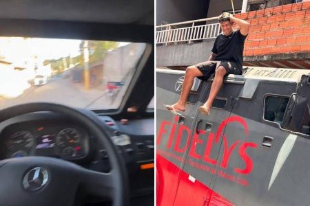 Influencer viraliza ao comprar e dirigir carro-forte em São Paulo