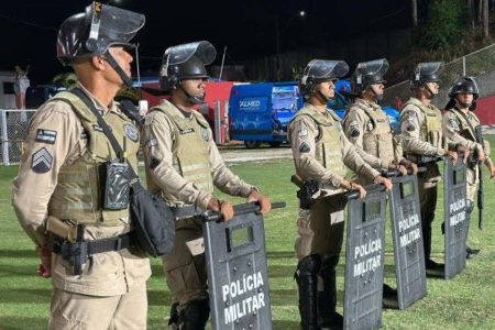 PM vai atuar com mais de 400 policiais na final do Campeonato Baiano
