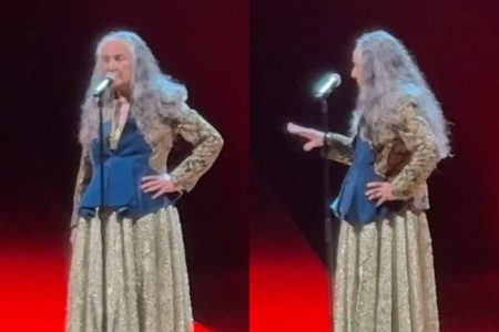Maria Bethânia interrompe show e dá esporro por causa de falha no microfone