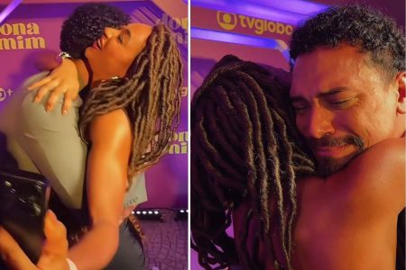 Aline e Vinícius protagonizam reencontro emocionante: ‘Estou tão orgulhosa de você’