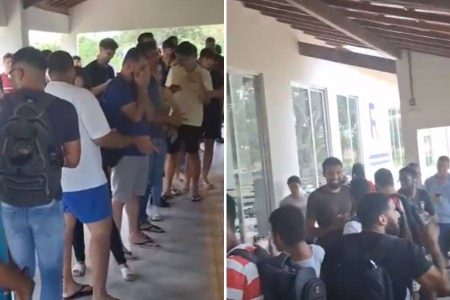 Manifestantes são vaiados após fechamento do refeitório durante protesto na UFRB