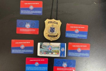 Polícia realiza operação contra a venda ilegal de ingressos para jogos do Bahia na Arena Fonte Nova