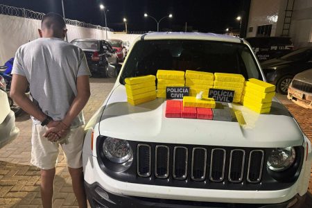 Polícia Civil apreende Jeep com 30 kg de cocaína avaliada em R$ 1,2 milhão na Bahia