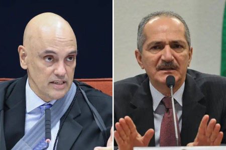 Moraes ameaça prender ex-deputado por desacato durante audiência no STF Moraes ameaça prender ex-deputado por desacato durante audiência no STF