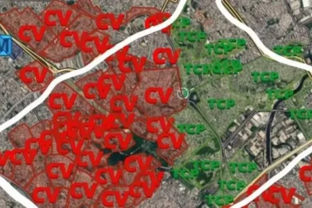 Mapa das facções com locais proibidos no Rio de Janeiro viraliza nas redes sociais