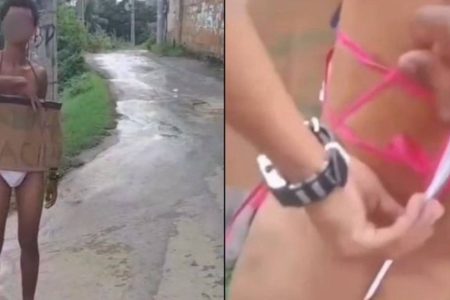 Traficantes obrigam homem a desfilar de ‘fio dental’ após roubar motoristas por aplicativo no Bairro da Paz