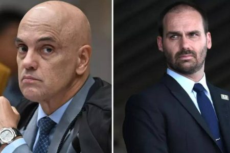 Moraes assume inquérito contra Eduardo Bolsonaro e decreta sigilo Moraes assume inquérito contra Eduardo Bolsonaro e decreta sigilo
