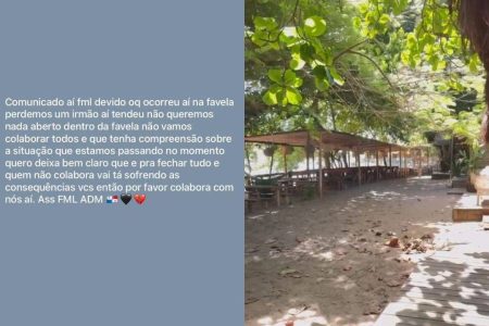 Clima de medo toma conta de Caraíva após toque de recolher neste domingo (11)