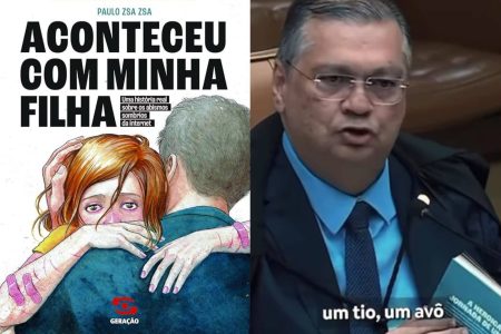 Livro “Aconteceu com Minha Filha” é citado por Dino ao falar sobre riscos de tecnologia na infância Livro “Aconteceu com Minha Filha” é citado por Dino ao falar sobre riscos de tecnologia na infância