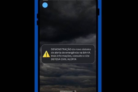 Bahia participa de simulação do novo sistema de alerta da Defesa Civil