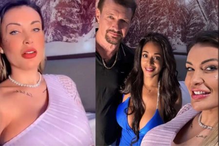 Andressa Urach grava conteúdo adulto com pai e ex-sogra