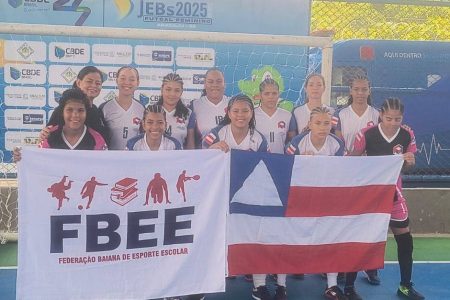 Bahia terá representantes nos Jogos Escolares Brasileiros de Futsal Sub-18