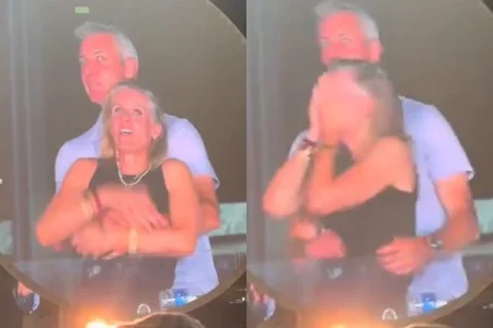 Câmera do beijo flagra CEO casado com colega em clima íntimo durante show do Coldplay