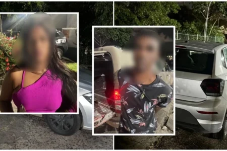Casal é preso ao tentar embarcar no ferry-boat com carro roubado e placa clonada