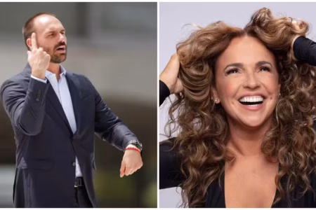 Defesa de Daniela Mercury cobra STF por ação penal contra Eduardo Bolsonaro