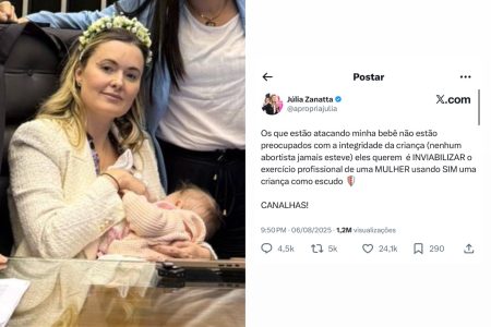 Deputada do PL leva filha de 4 meses para ocupação na Câmara dos Deputados