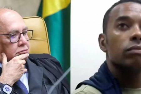 Gilmar Mendes diverge em julgamento sobre prisão de Robinho e defende soltura do ex-jogador Gilmar Mendes diverge em julgamento sobre prisão de Robinho e defende soltura do ex-jogador